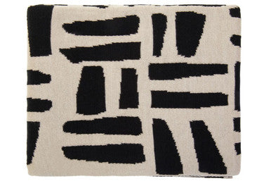 Bosie Ozella Natural And Black Throw