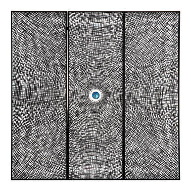 Modello Wood Carving And Circle Wall Art