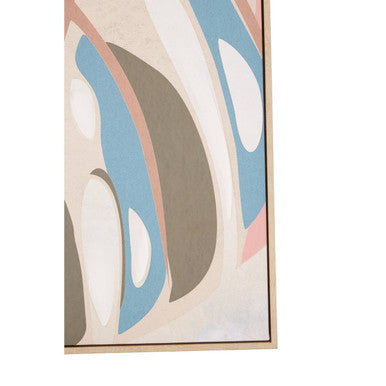 Astratto Canvas Leaf Design Wall Art