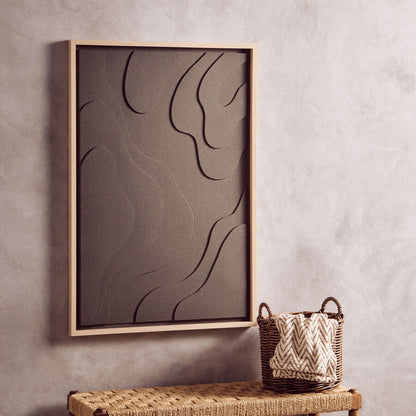 Astratto 3D Effect Green Wall Art