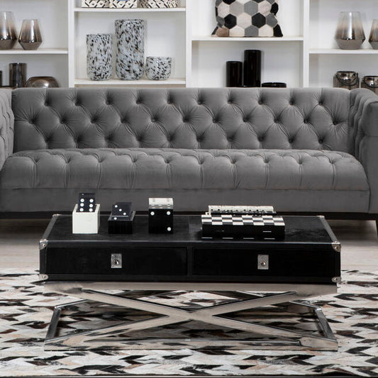 Kensington Townhouse Hair On Hide Coffee Table