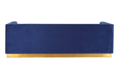 3 Seater Deep Blue Sofa, Opal