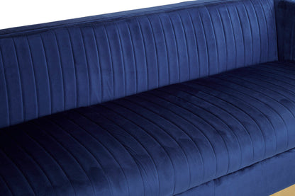 3 Seater Deep Blue Sofa, Opal