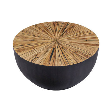 Gabo Small Round Ebony Coffee Table