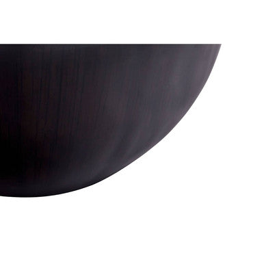 Gabo Small Round Ebony Coffee Table