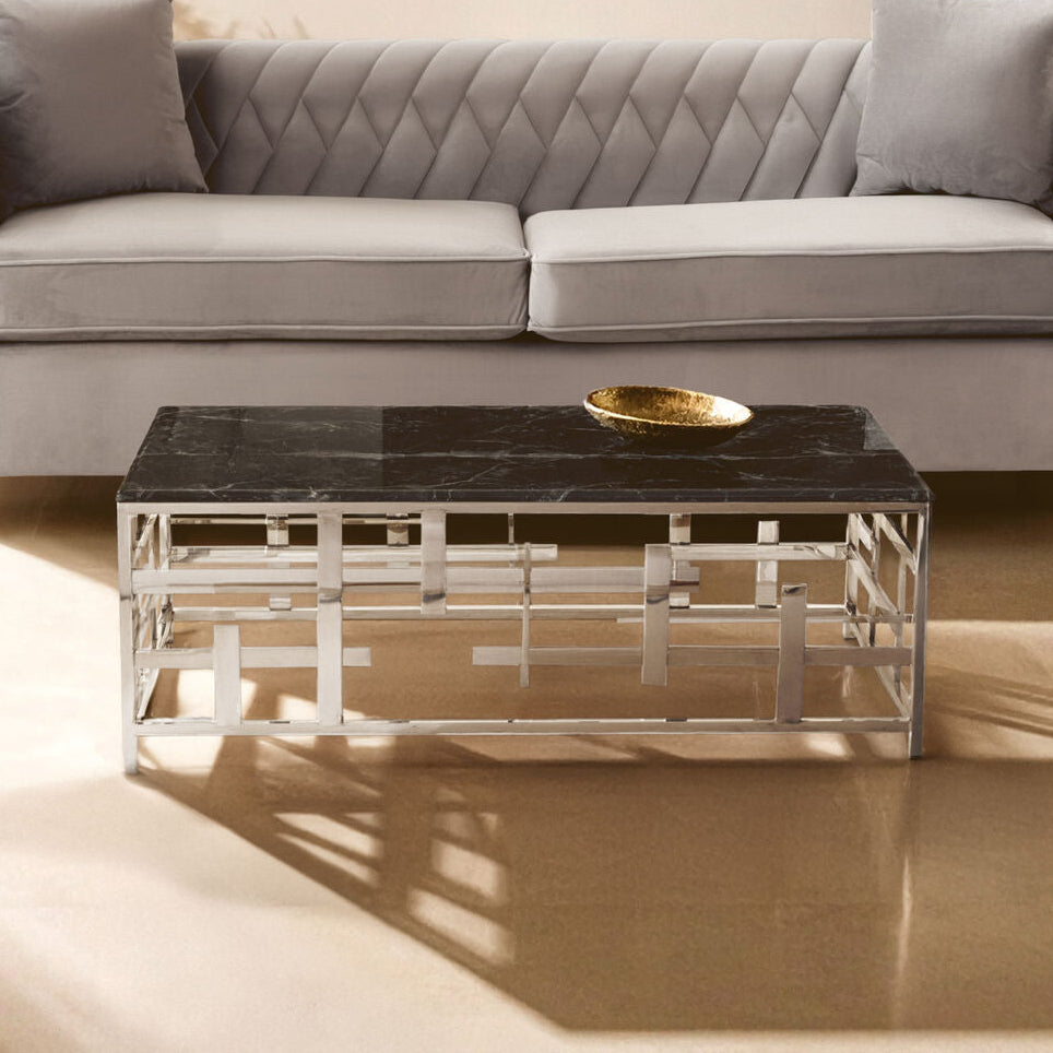 Aprilia Black Marble Coffee Table
