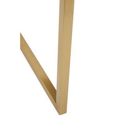 Dumas Black and White One Drawer Side Table