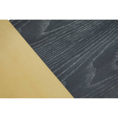 Serrano Black Oak Veneer and Marble Coffee Table