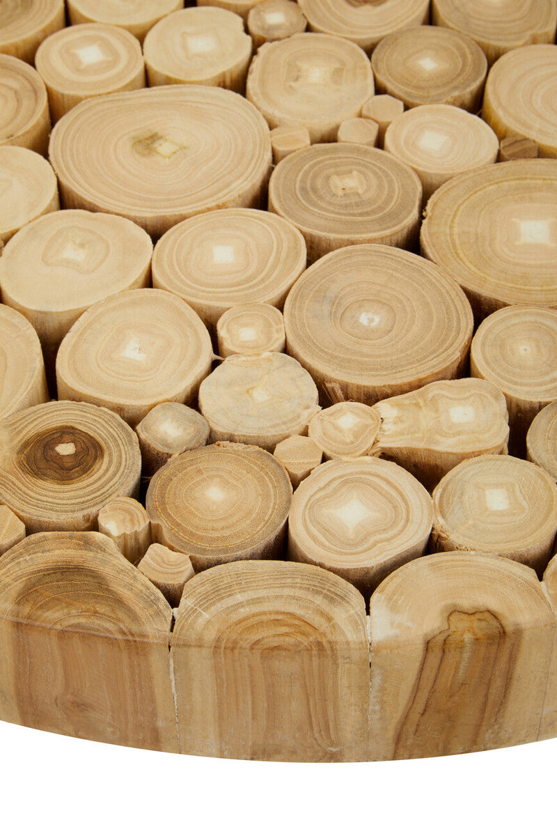 Malang Round Table With Iron Frame