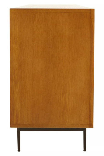 Jakara Natural Finish Sideboard with 4 Doors and  3 Drawers