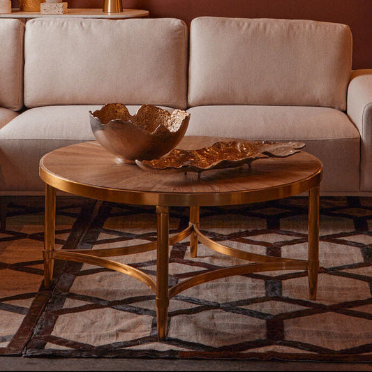 Jana Coffee Table With Curved Frame