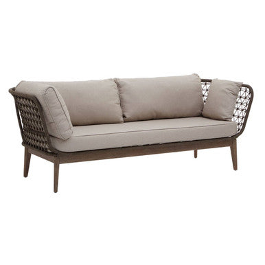 3 Seater Bronze and Charcoal Sofa, Opus