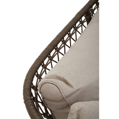 3 Seater Bronze and Charcoal Sofa, Opus