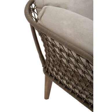 3 Seater Bronze and Charcoal Sofa, Opus