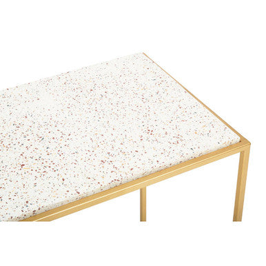 Templar Gold Finish Console Table