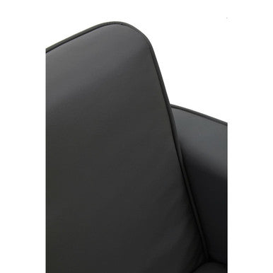 Wester Grey Leather Effect Chair