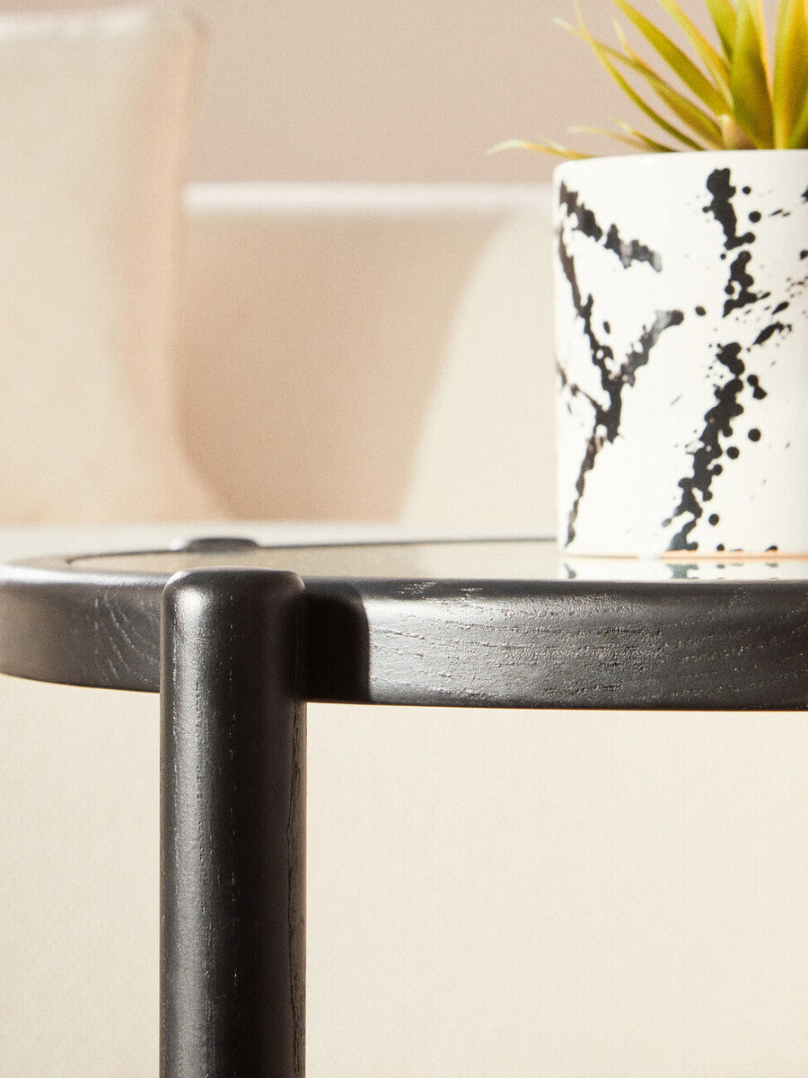 Cebu Rattan and Glass Coffee Table