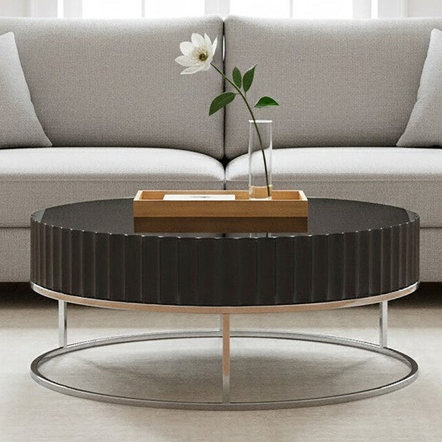 Genoa Grey Gloss Finish Coffee Table
