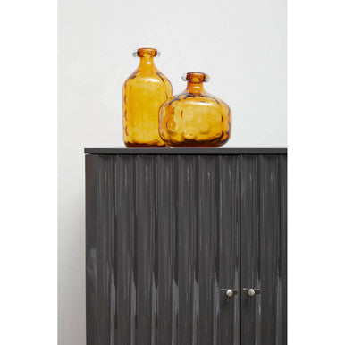 Genoa Grey Gloss Finish Cabinet