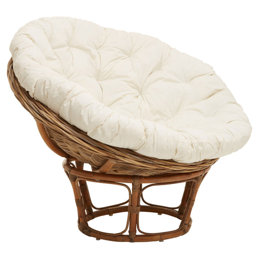 Manado Round Cream Kubu Natural Rattan Chair
