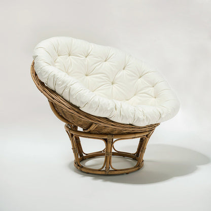 Manado Round Cream Kubu Natural Rattan Chair