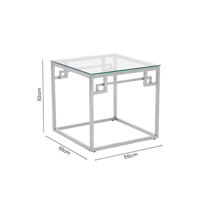 Allure Silver Side Table