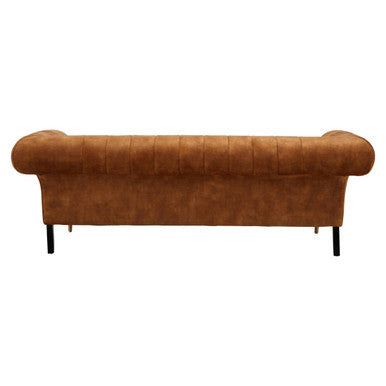 3 Seater Gold Velvet Sofa, Siena