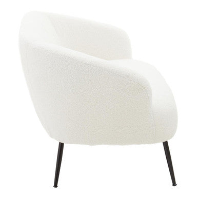 2 Seater Sofa With Black Finish Legs, Yazmin