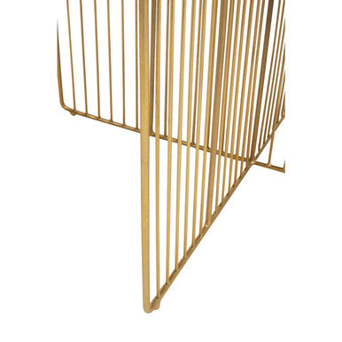 Nirav Green Marble And Gold Frame Coffee Table