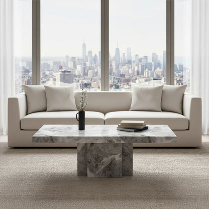 Saronno Grey Marble Coffee Table