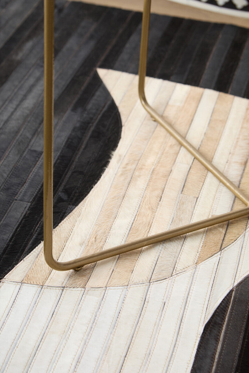 Fusion Bone Inlay Round Coffee Table