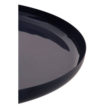 Amira Set of Three Gold and Black Tray Tables