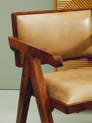 Buffalo Natural Leather Chair