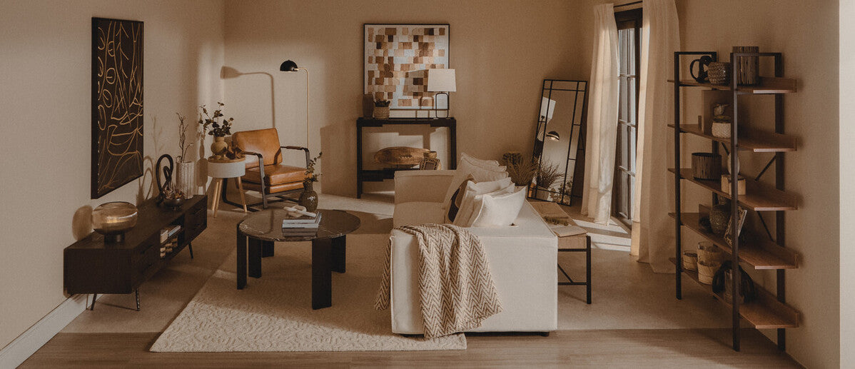 Buffalo Brown Leather Armchair With Black Iron Frame