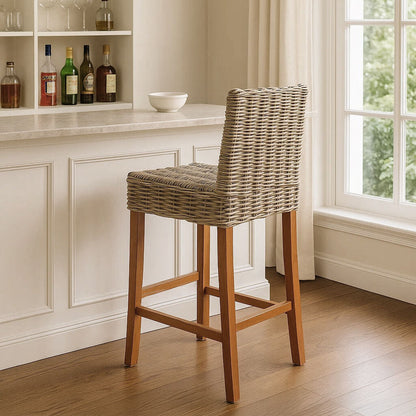 Java Natural Rattan Bar Chair