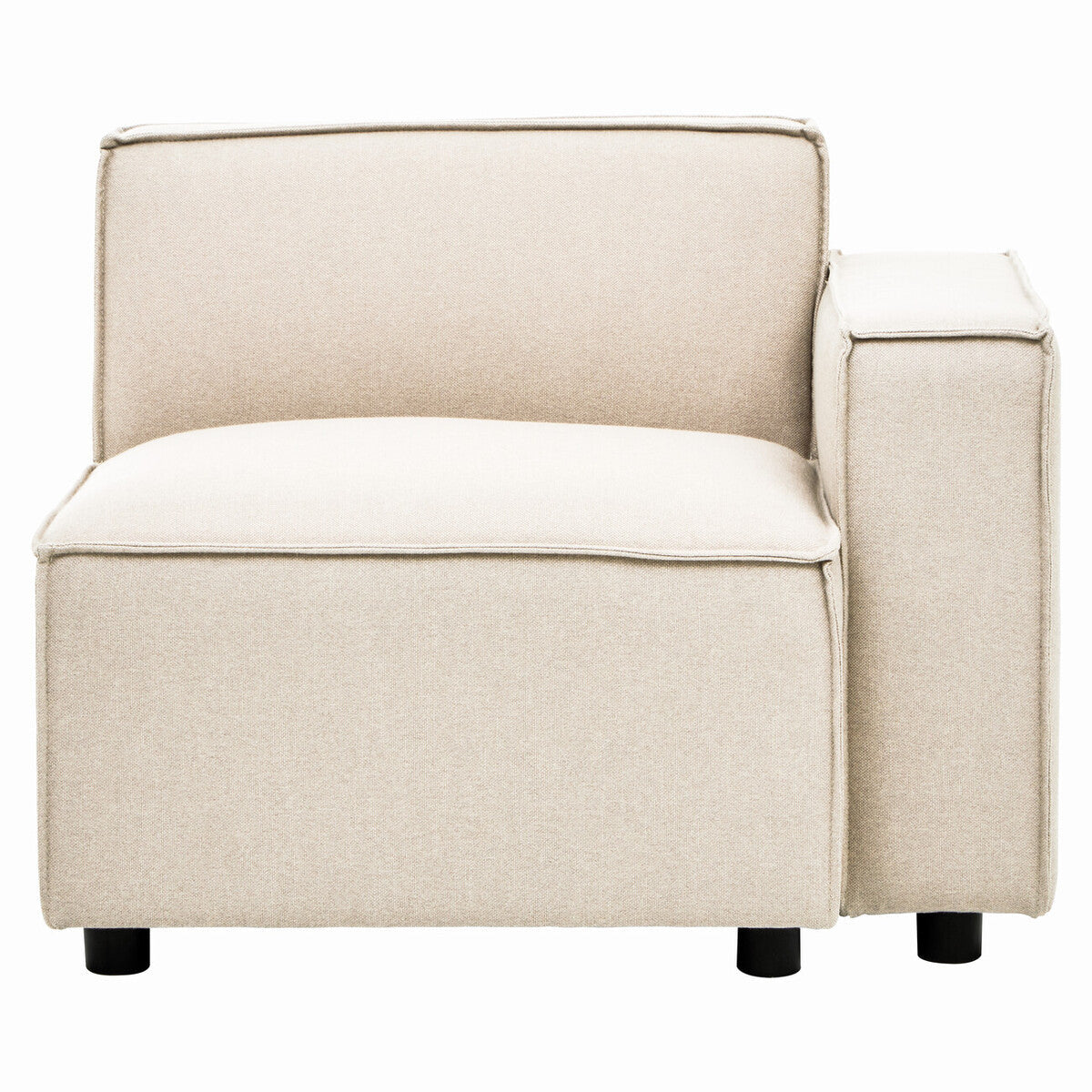 Cream Fabric Right Arm Modular Sofas, Toulouse