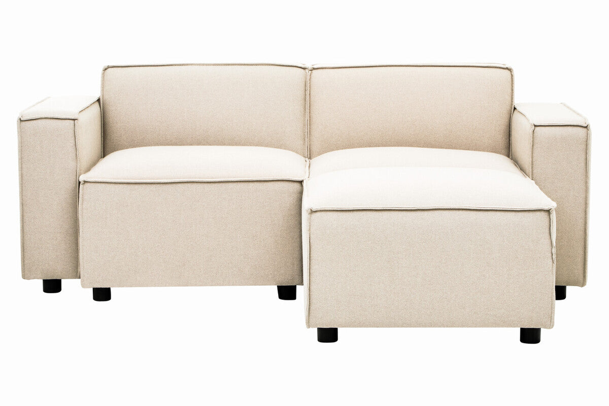 Cream Fabric Right Arm Modular Sofas, Toulouse