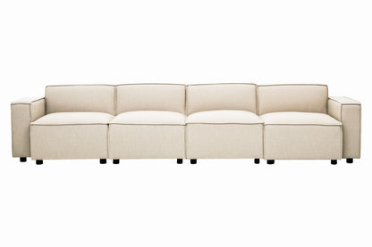 Cream Fabric Right Arm Modular Sofas, Toulouse