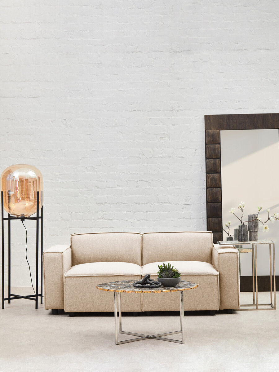 Cream Fabric Right Arm Modular Sofas, Toulouse