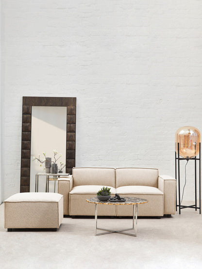 Cream Fabric Right Arm Modular Sofas, Toulouse