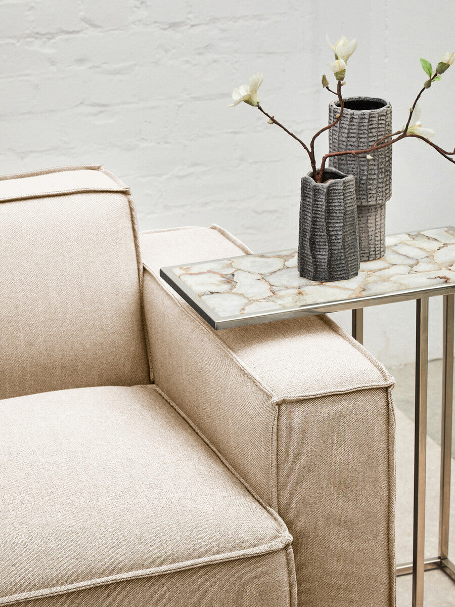 Cream Fabric Right Arm Modular Sofas, Toulouse