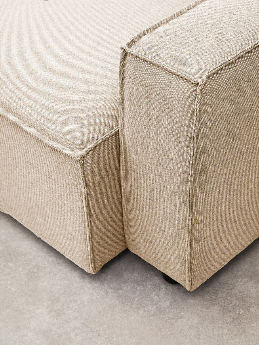 Cream Fabric Right Arm Modular Sofas, Toulouse