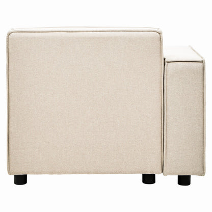 Cream Fabric Left Arm Modular Sofas, Toulouse