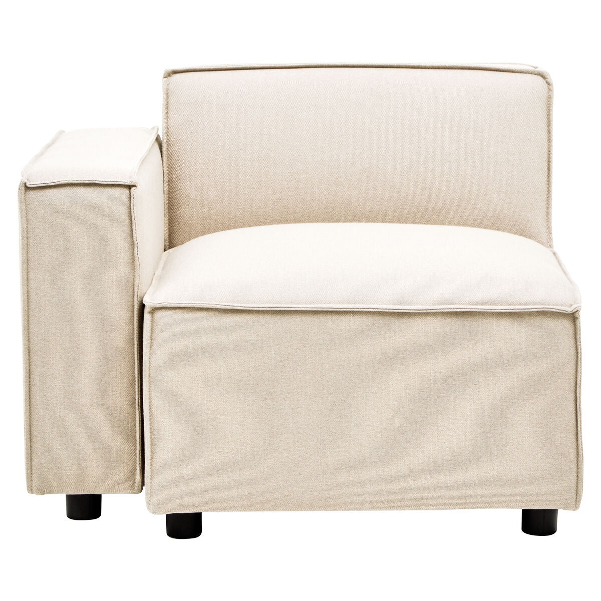 Cream Fabric Left Arm Modular Sofas, Toulouse