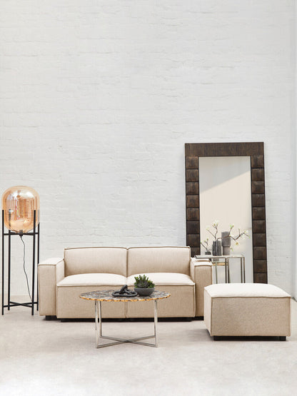 Cream Fabric Left Arm Modular Sofas, Toulouse