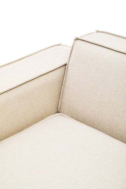 Cream Fabric Left Arm Modular Sofas, Toulouse