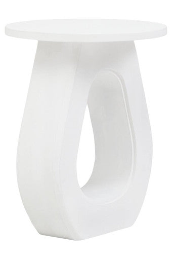 Walsa Whitewash Mango Wood Accent Table