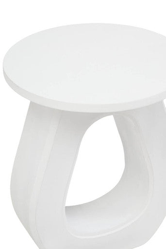 Walsa Whitewash Mango Wood Accent Table