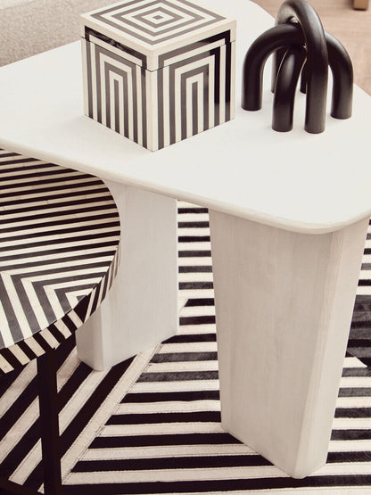 Walsa Whitewash Mango Wood Coffee Table