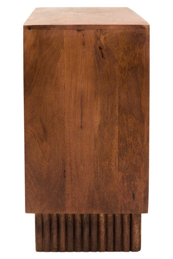 Sangar Two Door Mango Wood Carved Sideboard